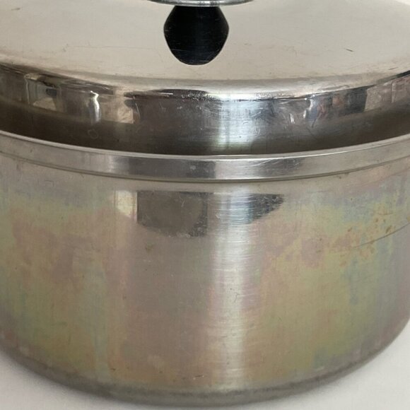 VTG Wonder Ware Cookware 2.5 Quart Saucepan Lid Thermium Stainless Steel USA - Picture 7 of 13